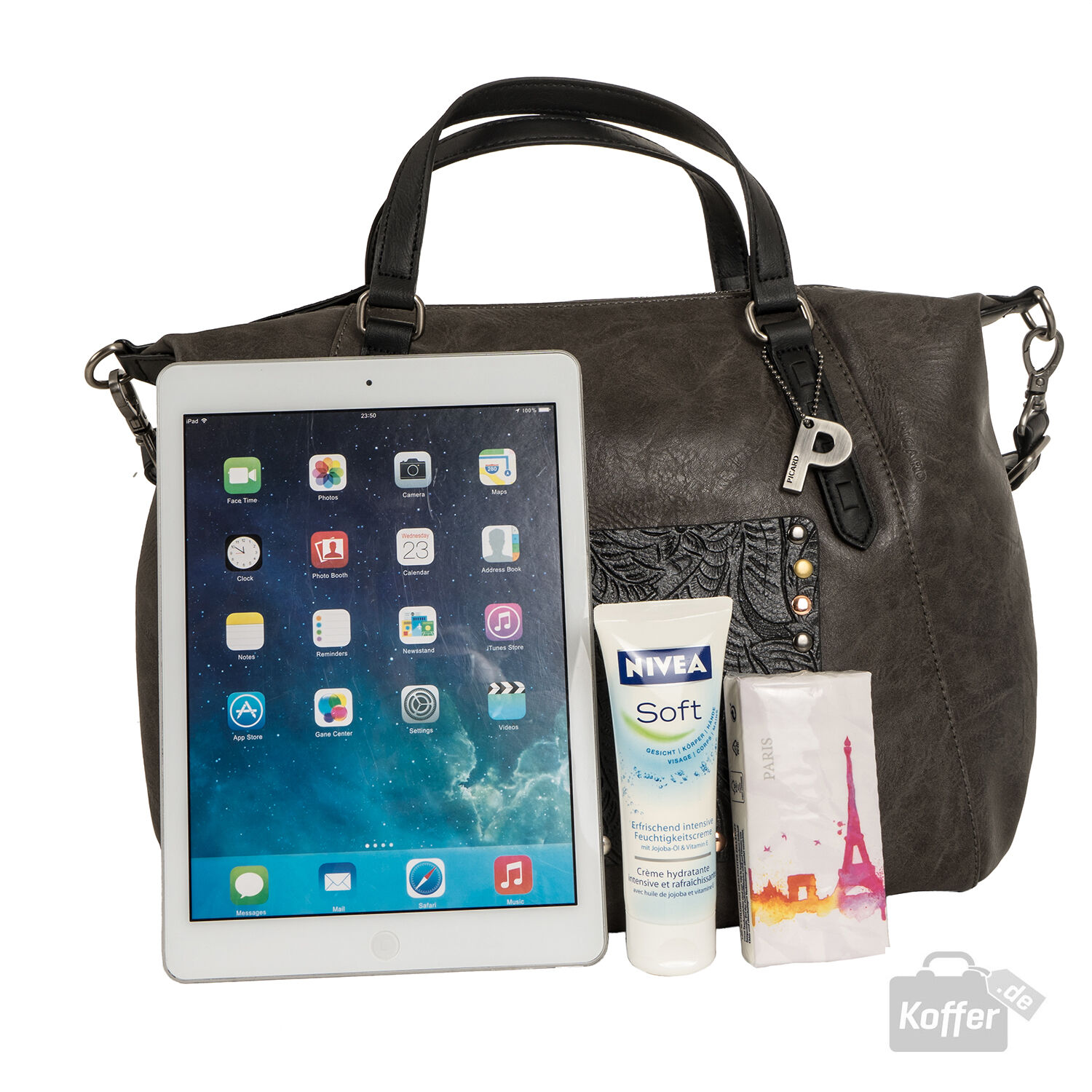 Picard Pampa Shopper 2224 charcoal