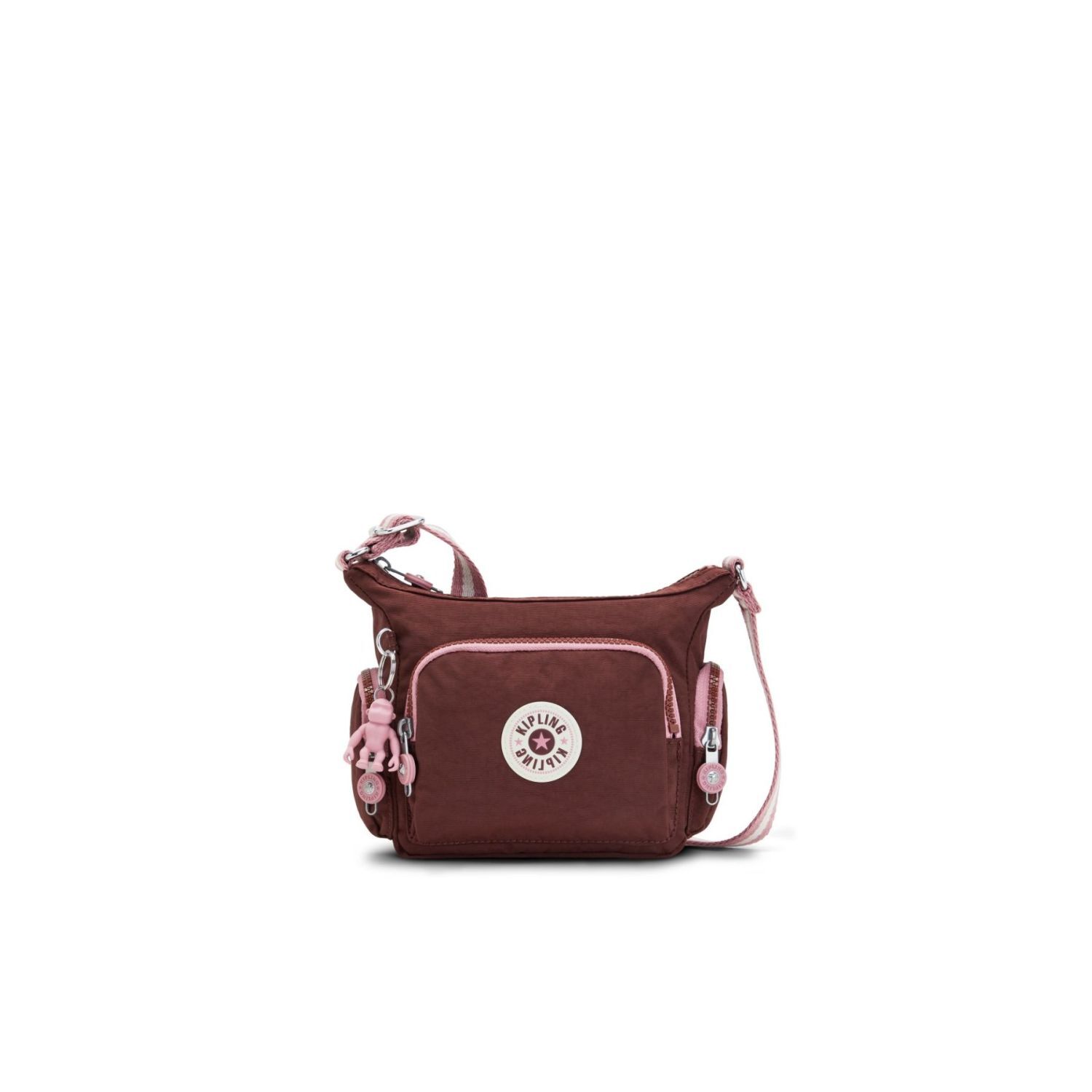 Kipling GABBIE MINI Kleine Umhängetasche Mahogany Block