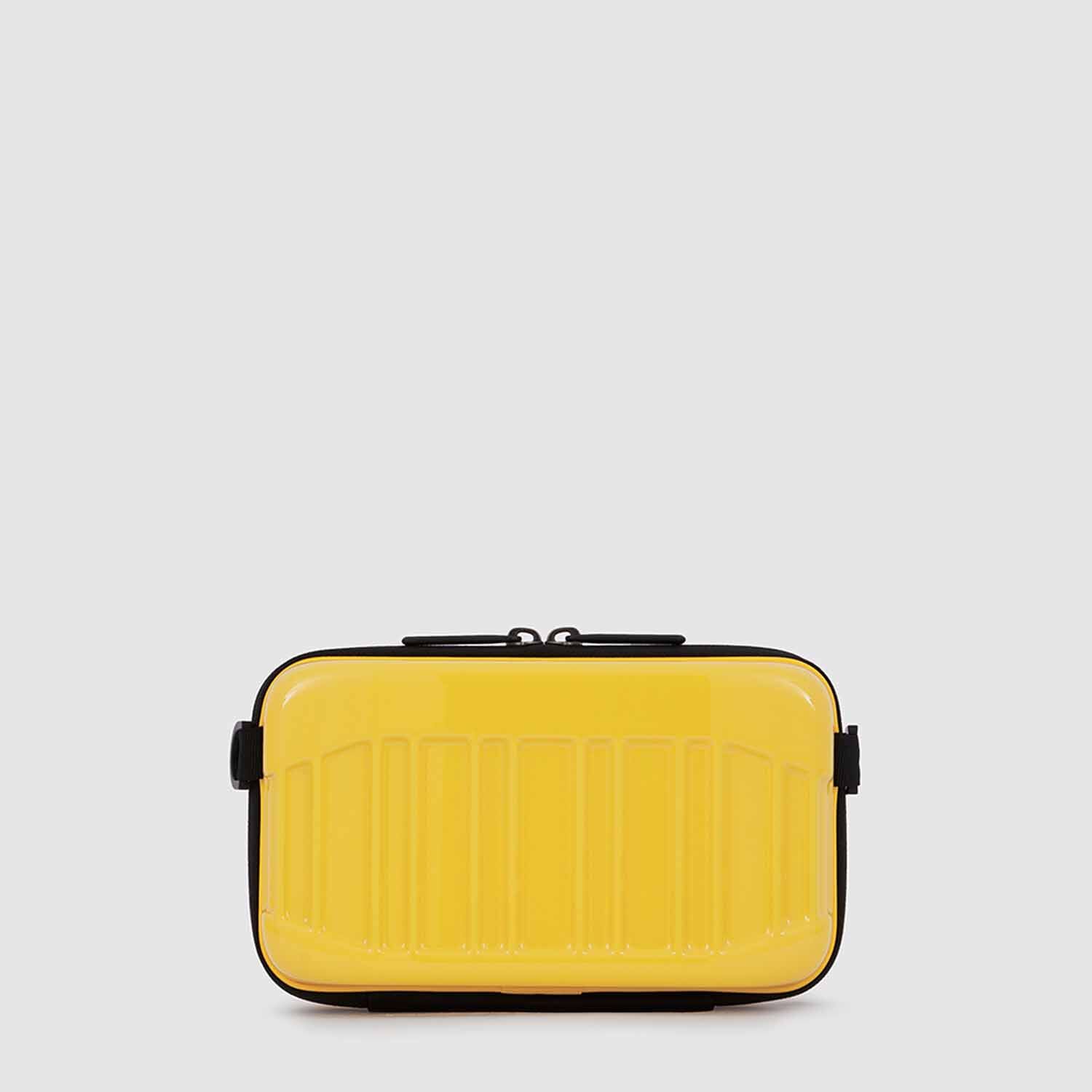 Piquadro PQ-Light Personal case Umhängetasche, glänzend gelb