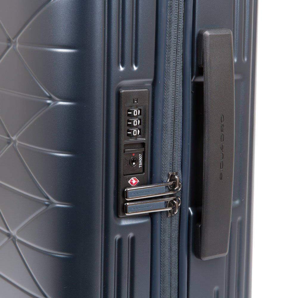 Piquadro PiQ Biz Hartschalentrolley Mittelgroß 4 Rollen schwarz Piquadro PiQ Biz Hartschalentrolley Mittelgroß 4 Rollen schwarz