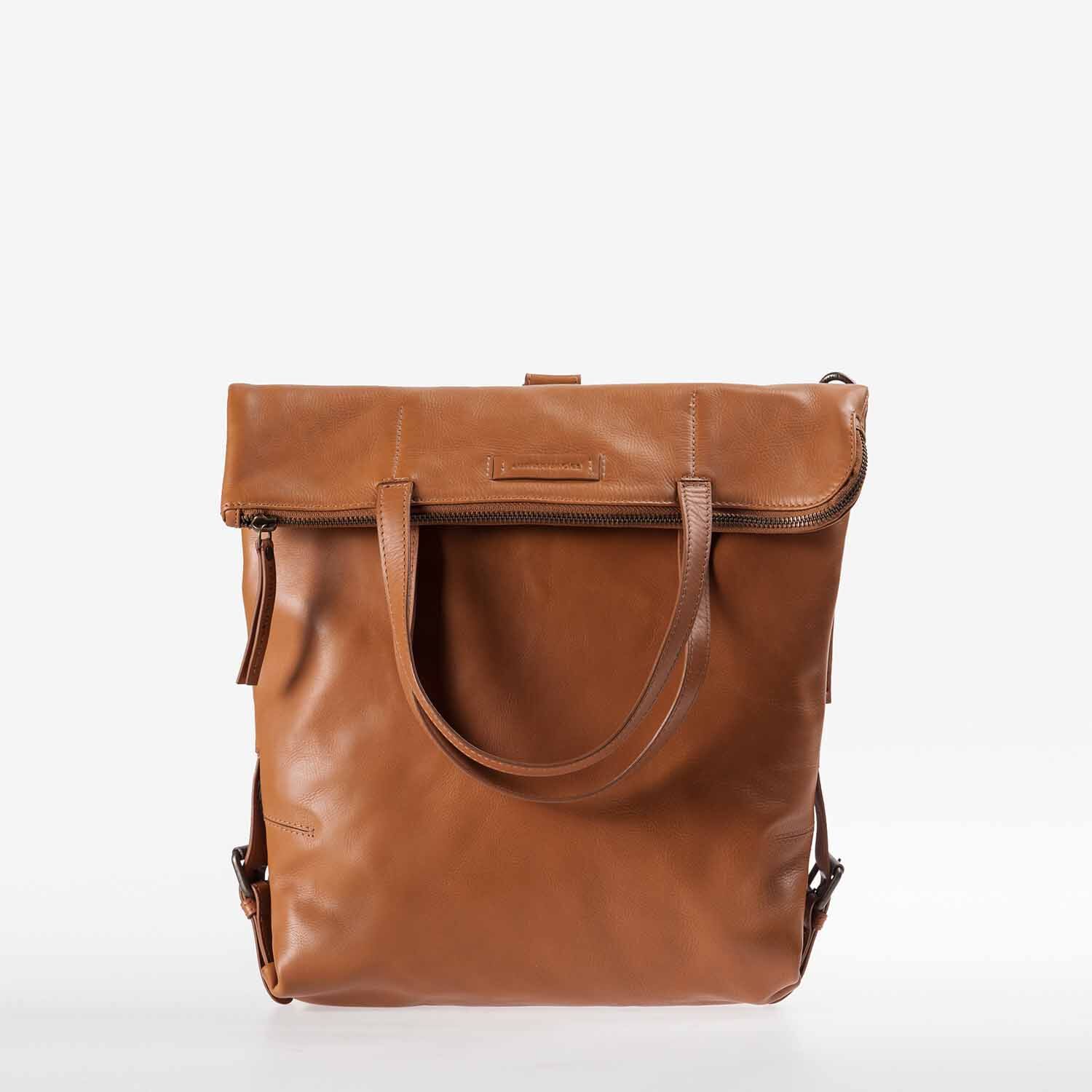 aunts & uncles Jamie´s Orchard Pomelo Rucksack/Handtasche mit Tabletfach cognac