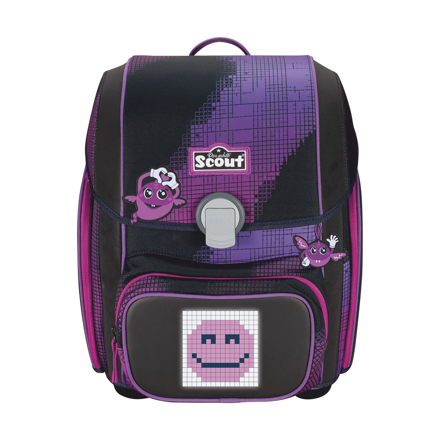 Scout Genius Set Movie Star, Schulranzen-Set 5-teilig Pink Pixel