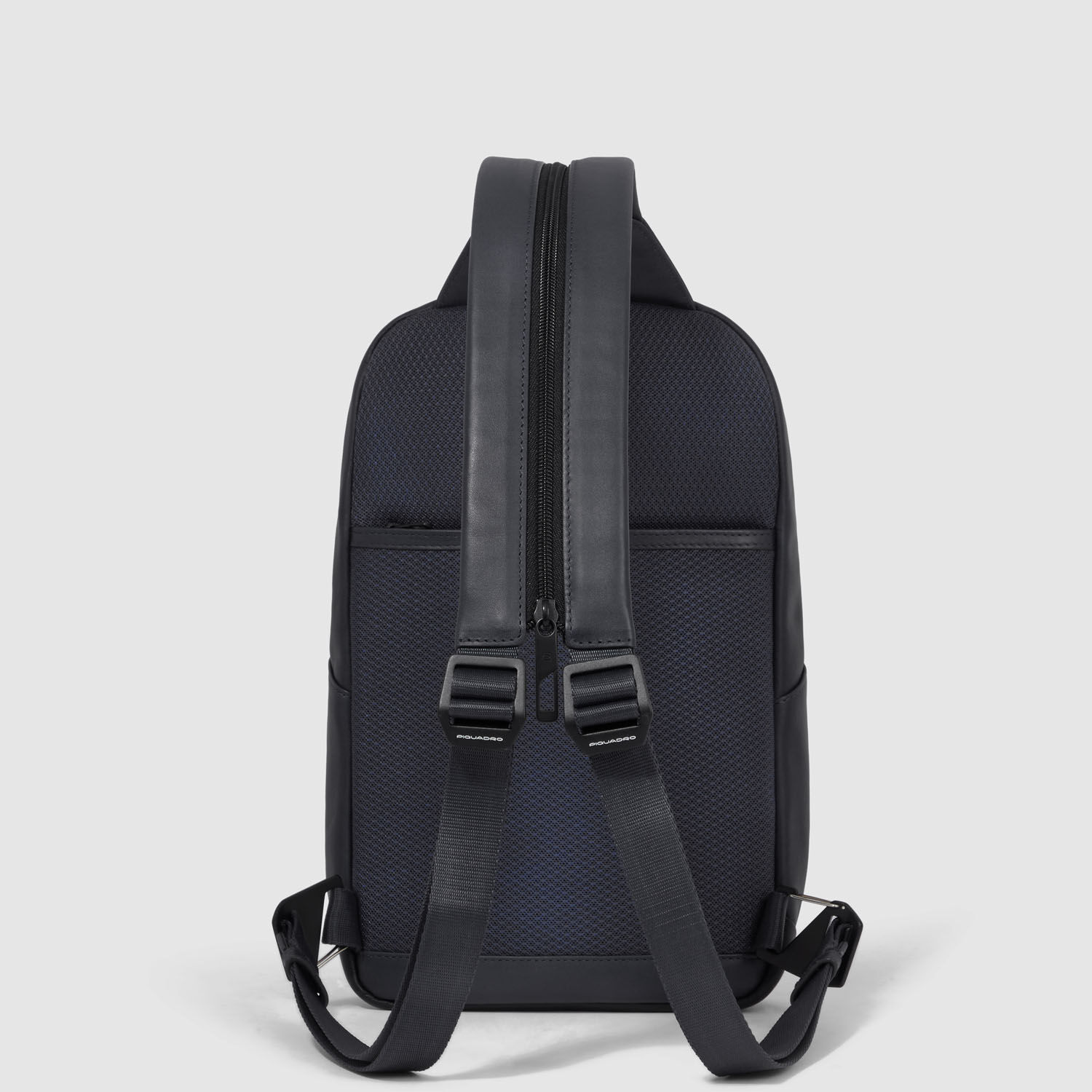 Piquadro FXP Modulare Leder-Umhängetasche für iPad® Schwarz