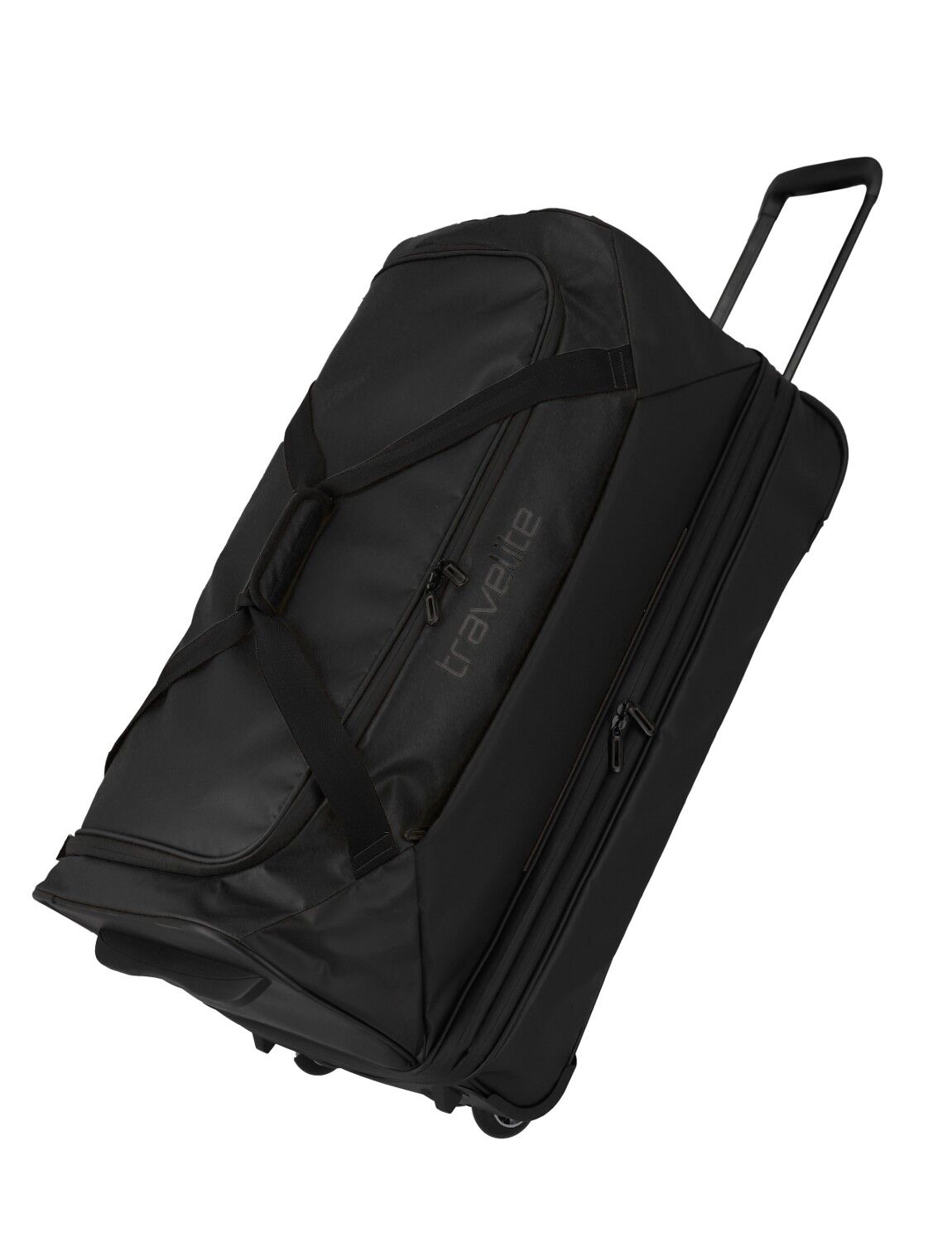 Travelite Basics Plane Rollenreisetasche erweiterbar Schwarz