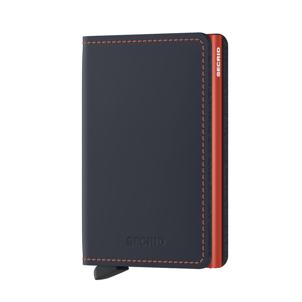 Secrid Slimwallet Matte SM-Night Blue & Orange