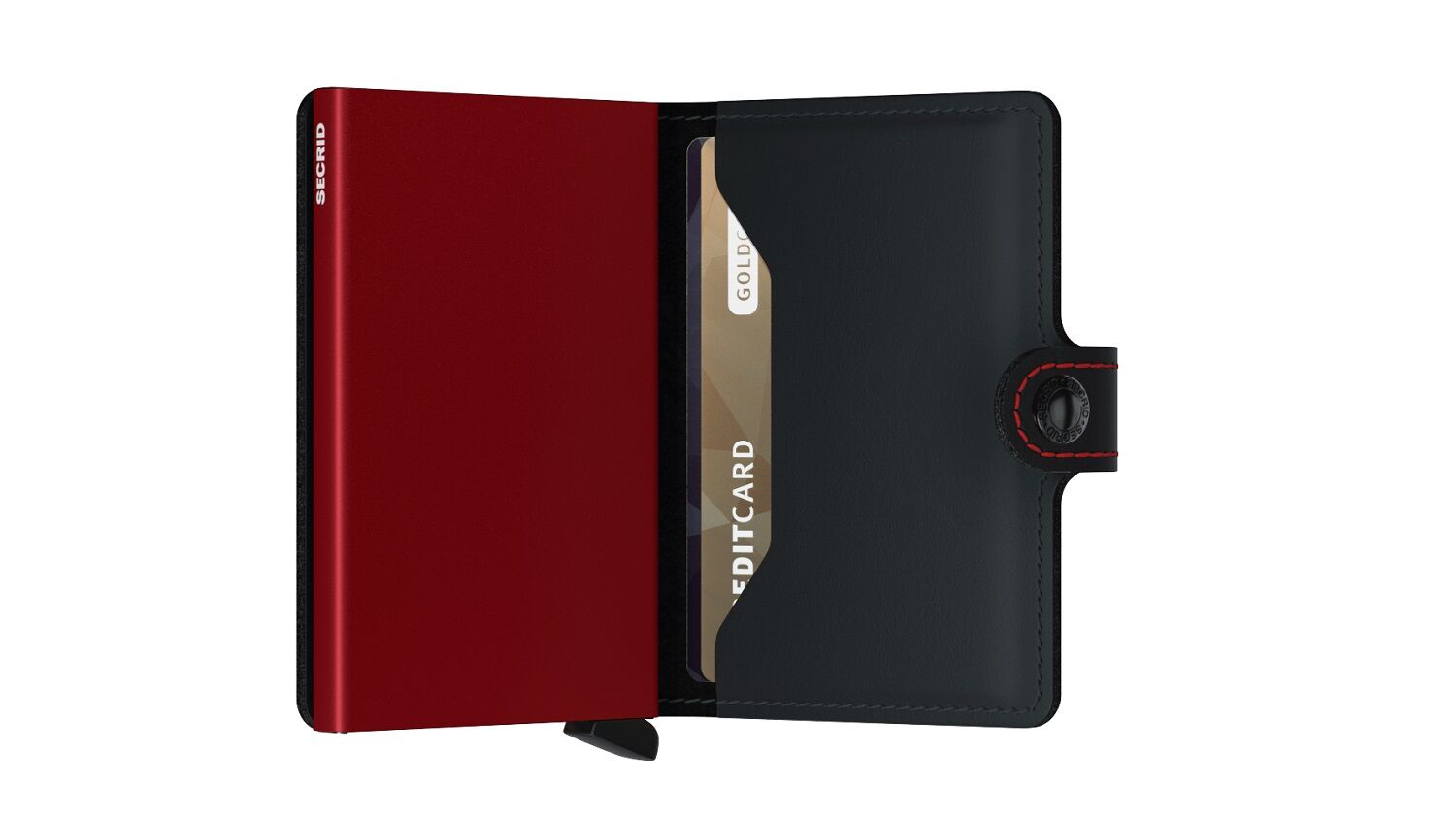 Secrid Miniwallet Matte MM-Black & Red