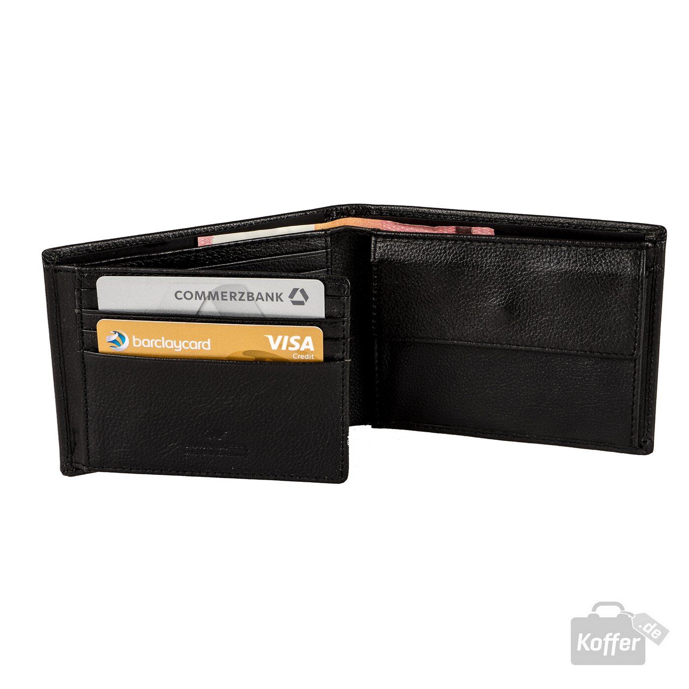 Braun Büffel Mountain RFID Trifold Geldbörse 8CS schwarz Braun Büffel Mountain RFID Trifold Geldbörse 8CS schwarz