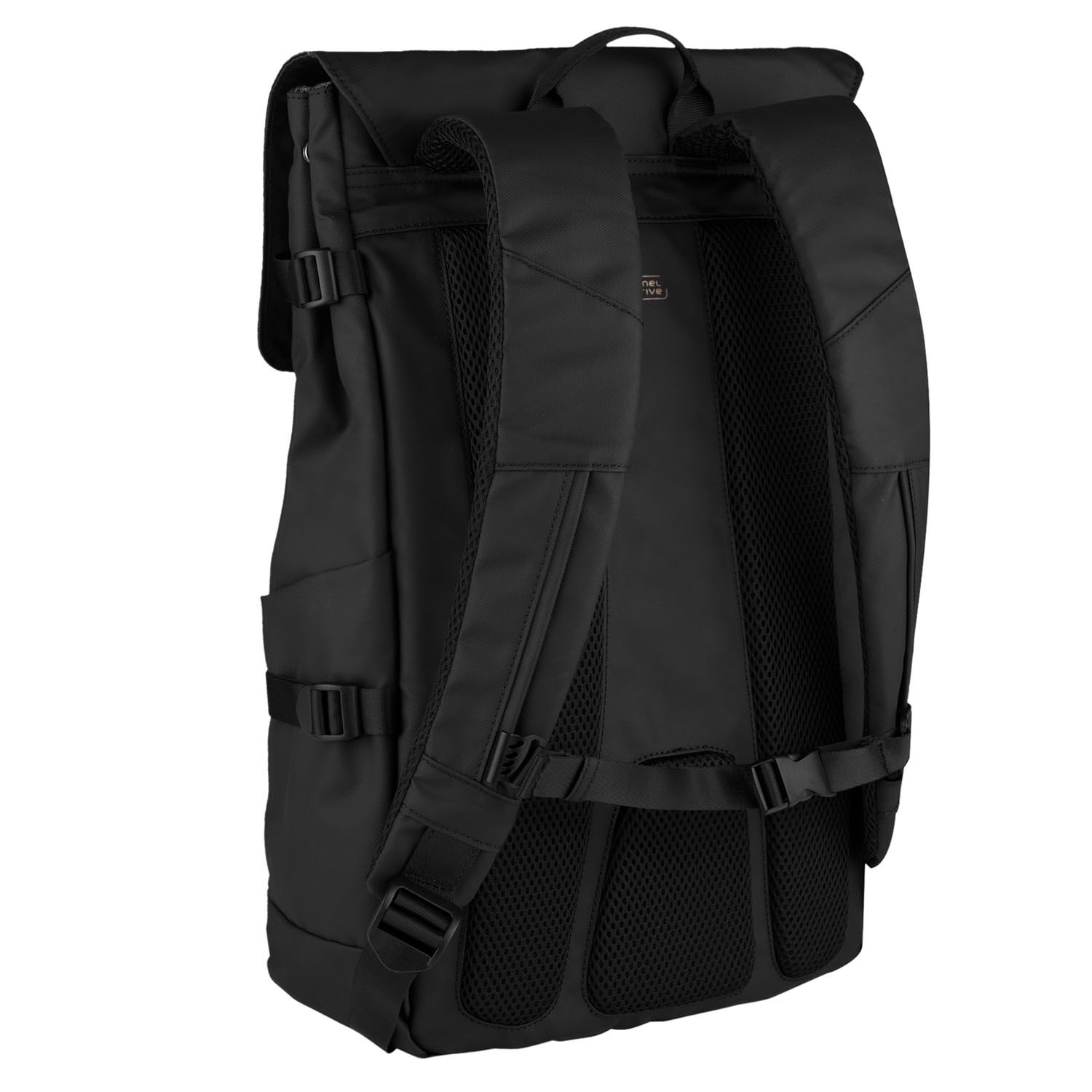 Camel Active Explore Rucksack L aus recyceltem Nylon Schwarz