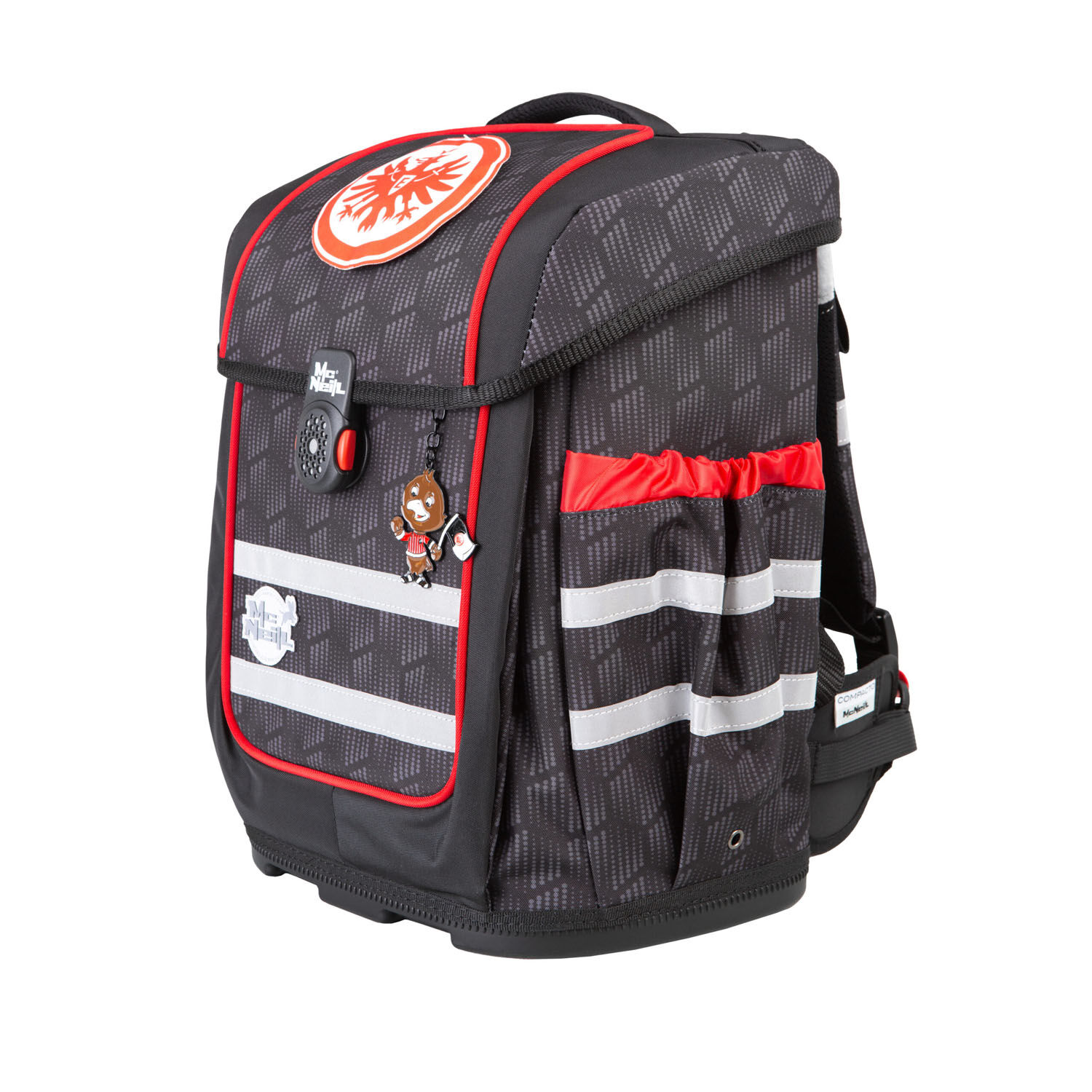 McNeill Ergo Compacto Schulranzen-Set 5tlg. EINTRACHT FRANKFURT -Kollektion 2025 schwarz