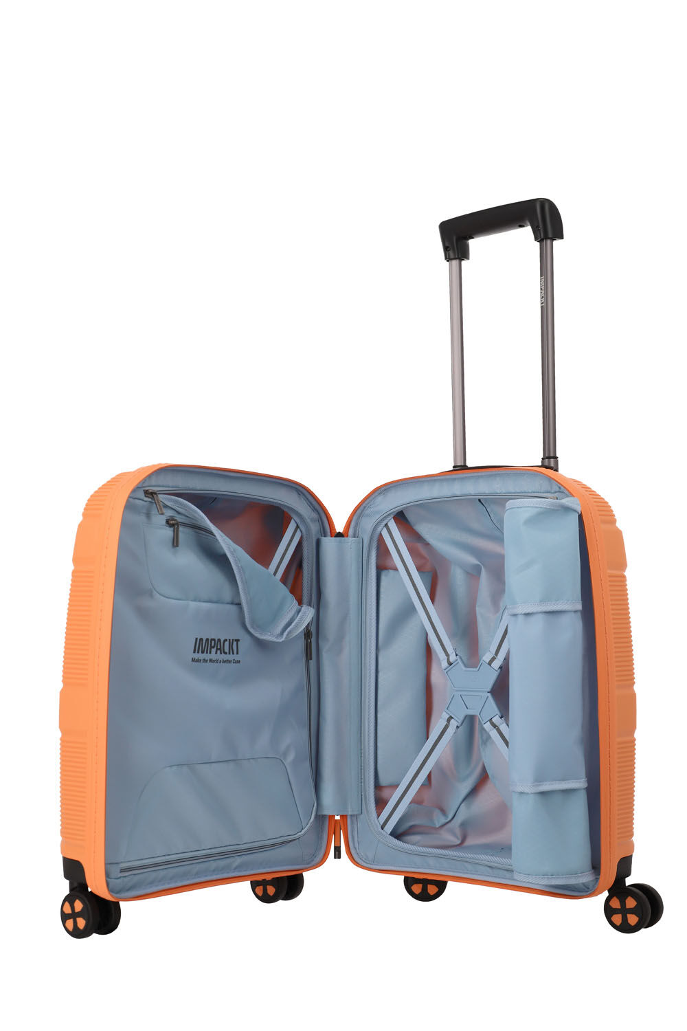 IMPACKT IP1 Koffer S, 4-Rollen mit USB-Port Garden apricot