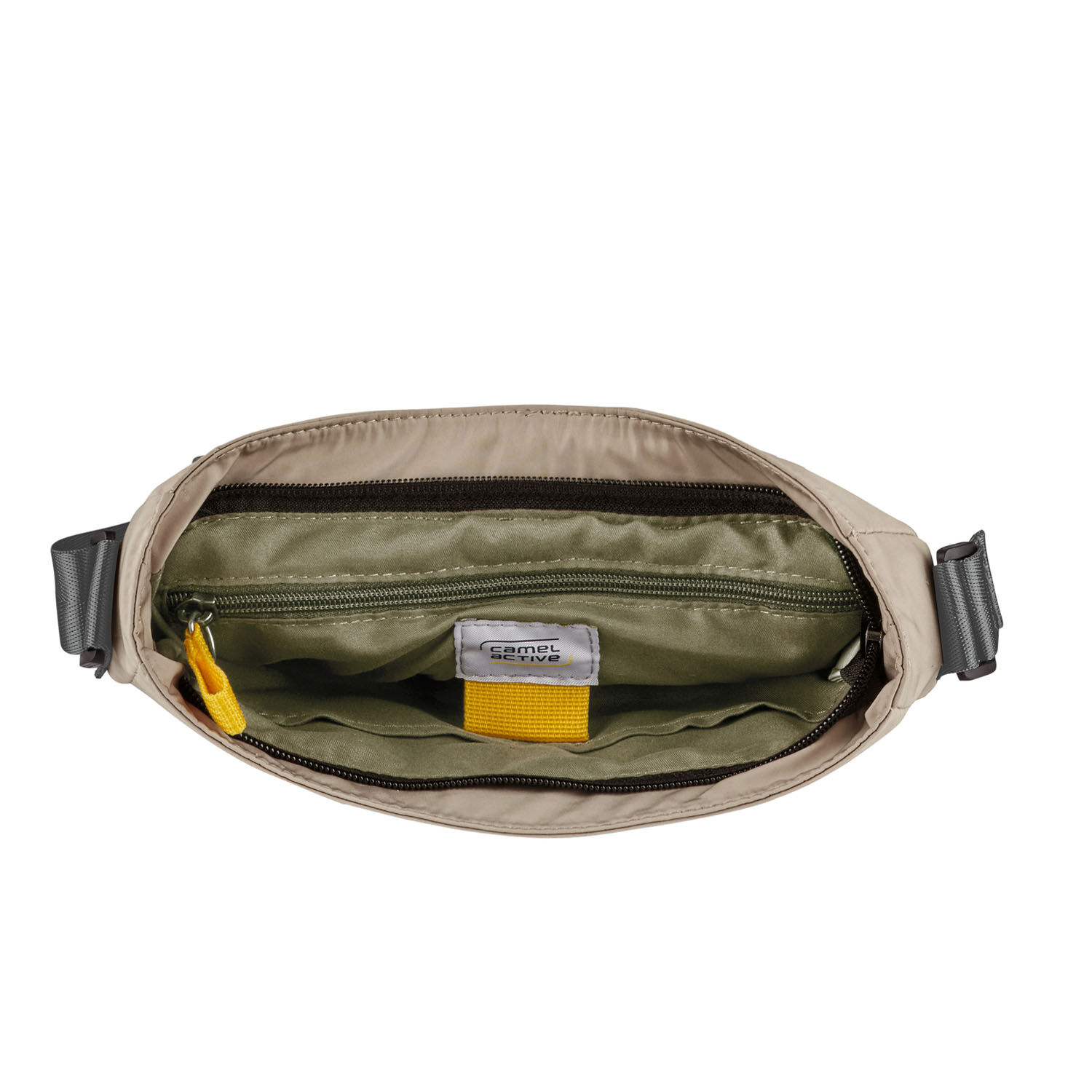 Camel Active Terra Cross Bag S aus recyceltem Nylon 4226 Beige