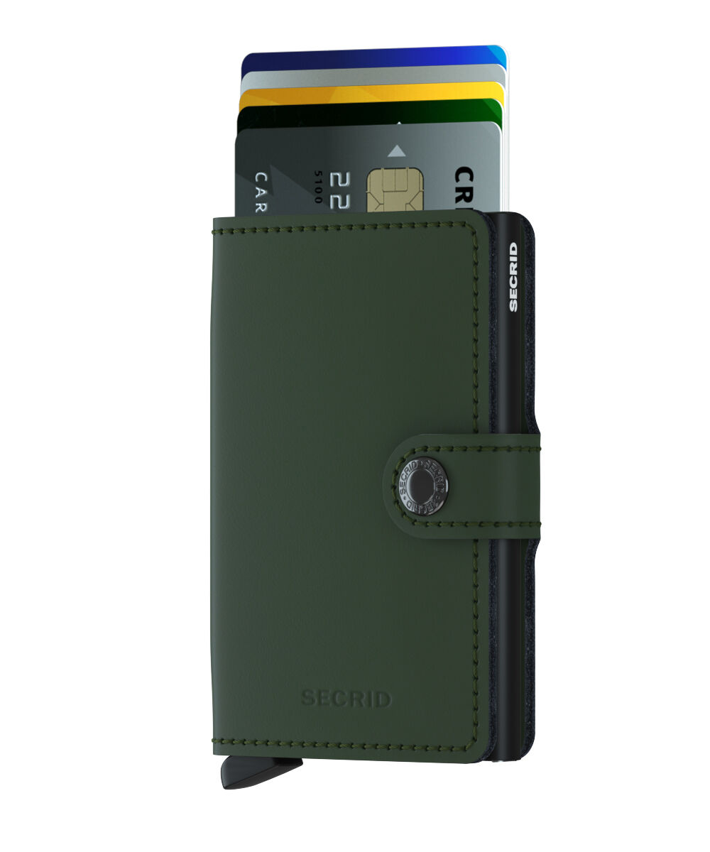 Secrid Miniwallet Matte MM-Green-Black