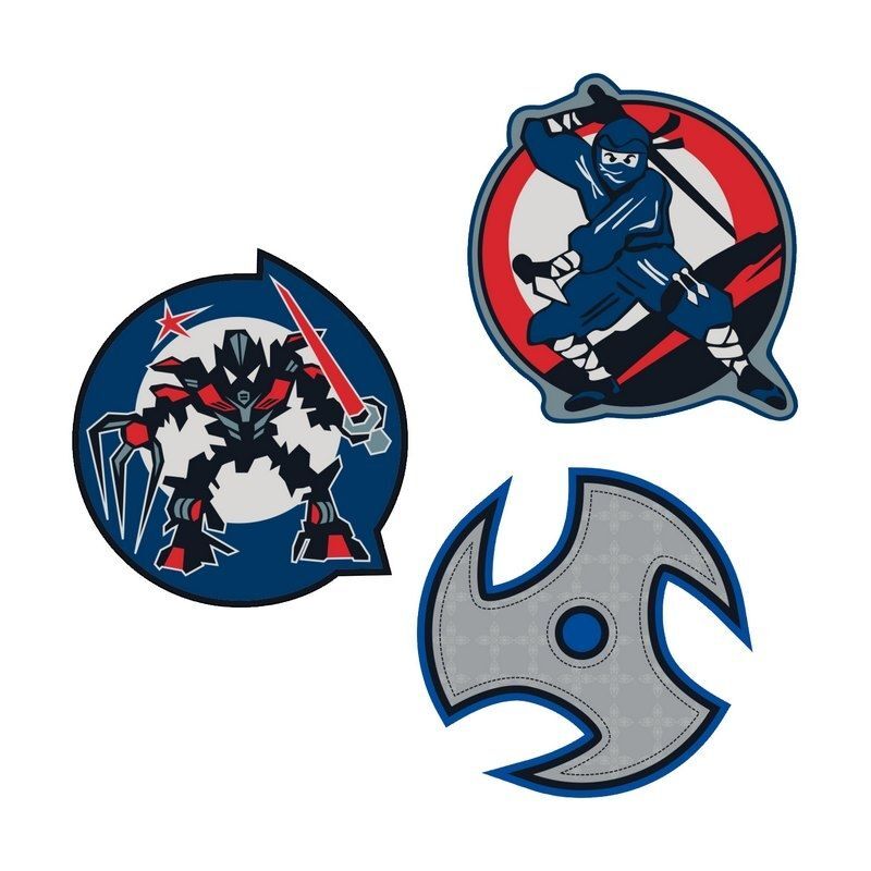 Scout Zubehör Funny Snaps Move 3er-Set Blue Ninja