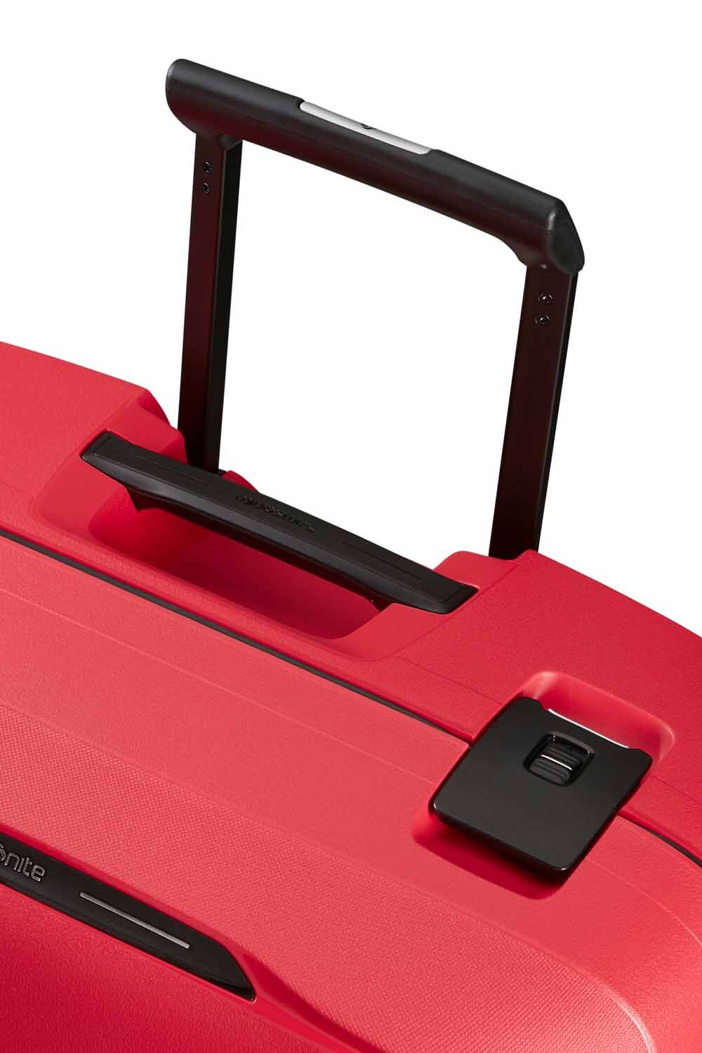 Samsonite Essens Trolley mit 4 Rollen 75cm + GRATIS HOTELGUTSCHEIN Hibiscus Red