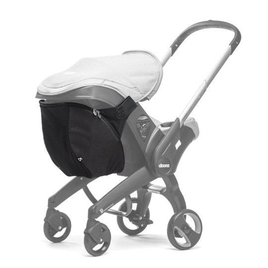 Doona Doona Accessoires Snap on Tasche Schwarz Doona Doona Accessoires Snap on Tasche Schwarz