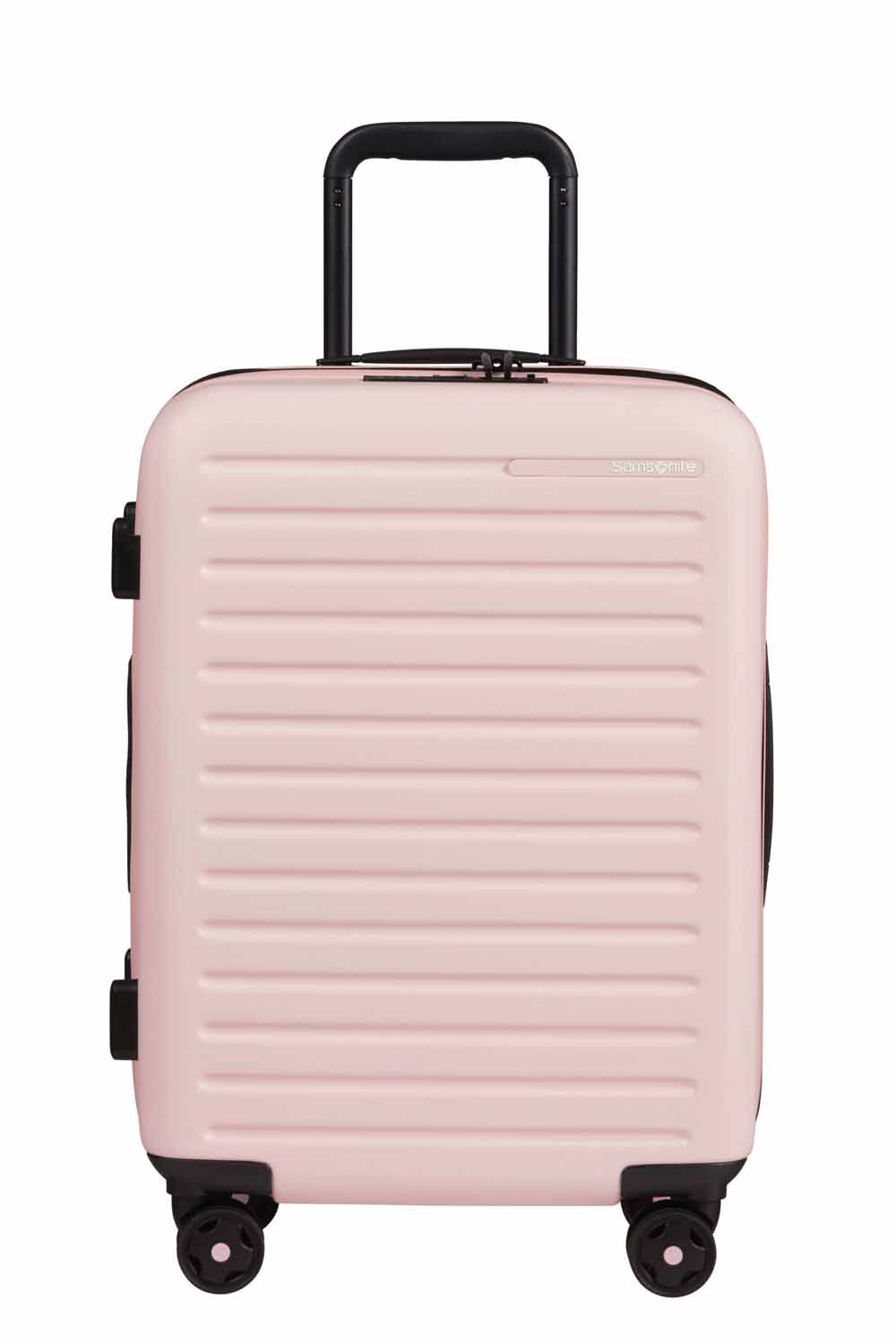 Samsonite Stackd Trolley mit 4 Rollen erweiterbar 55cm + GRATIS HOTELGUTSCHEIN Rose