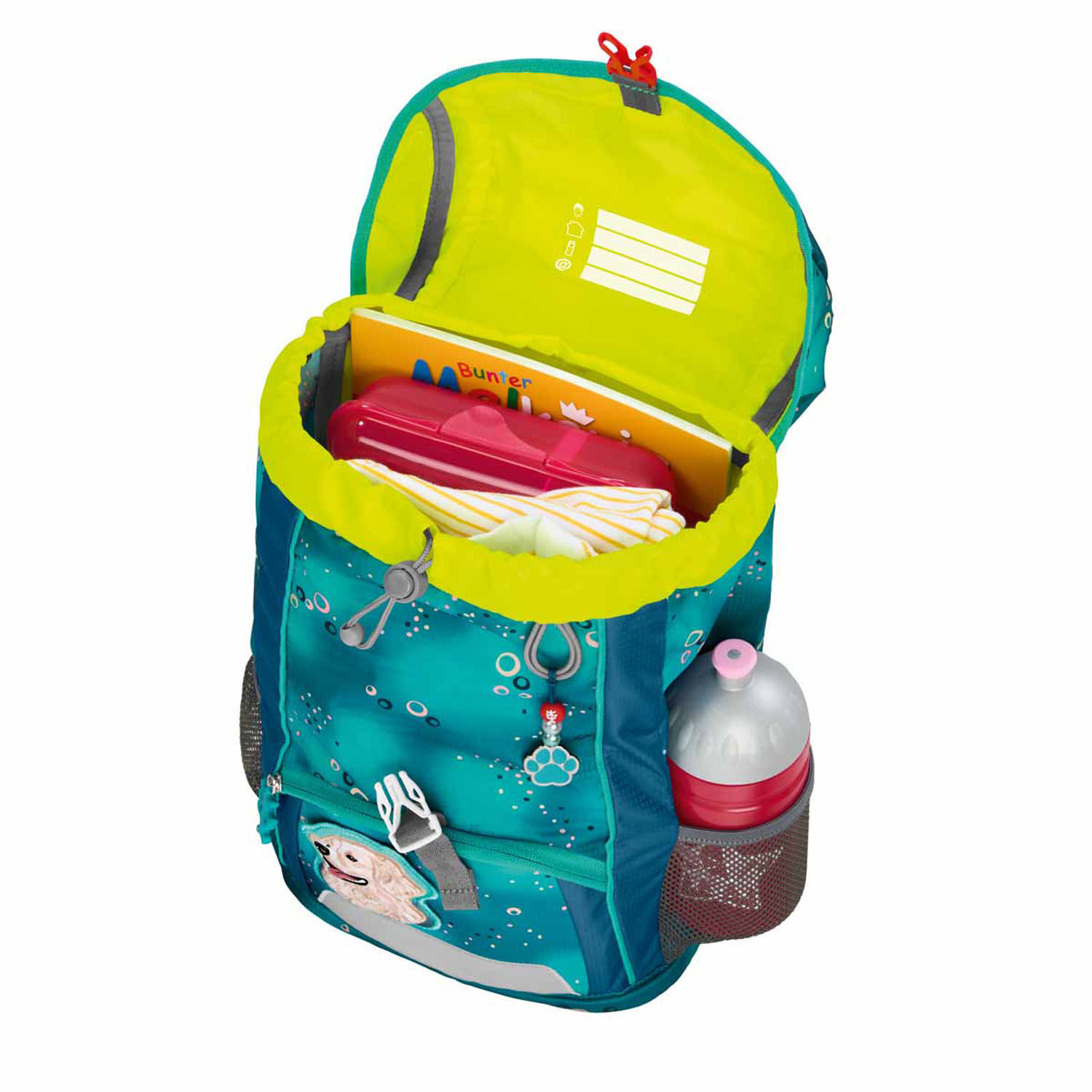 Step by Step Kinderrucksack KID Rucksack-Set, 3-teilig inkl. Sitzkissen Dog Basty