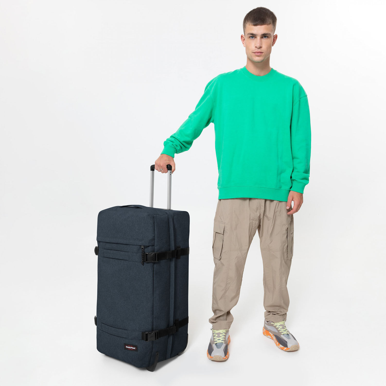 Eastpak Transit'R Reisetrolley L mit 2 Rollen Triple Denim Eastpak Transit'R Reisetrolley L mit 2 Rollen Triple Denim