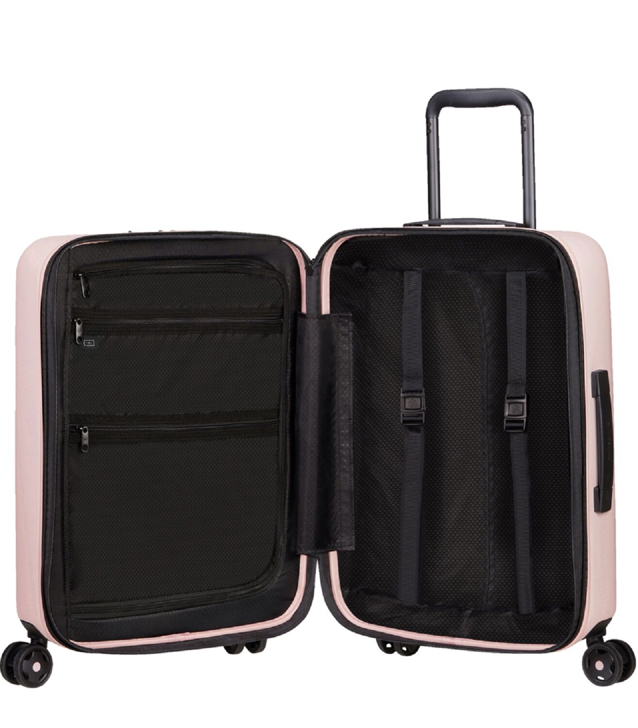 Samsonite Stackd Trolley mit 4 Rollen erweiterbar 55cm + GRATIS HOTELGUTSCHEIN Rose