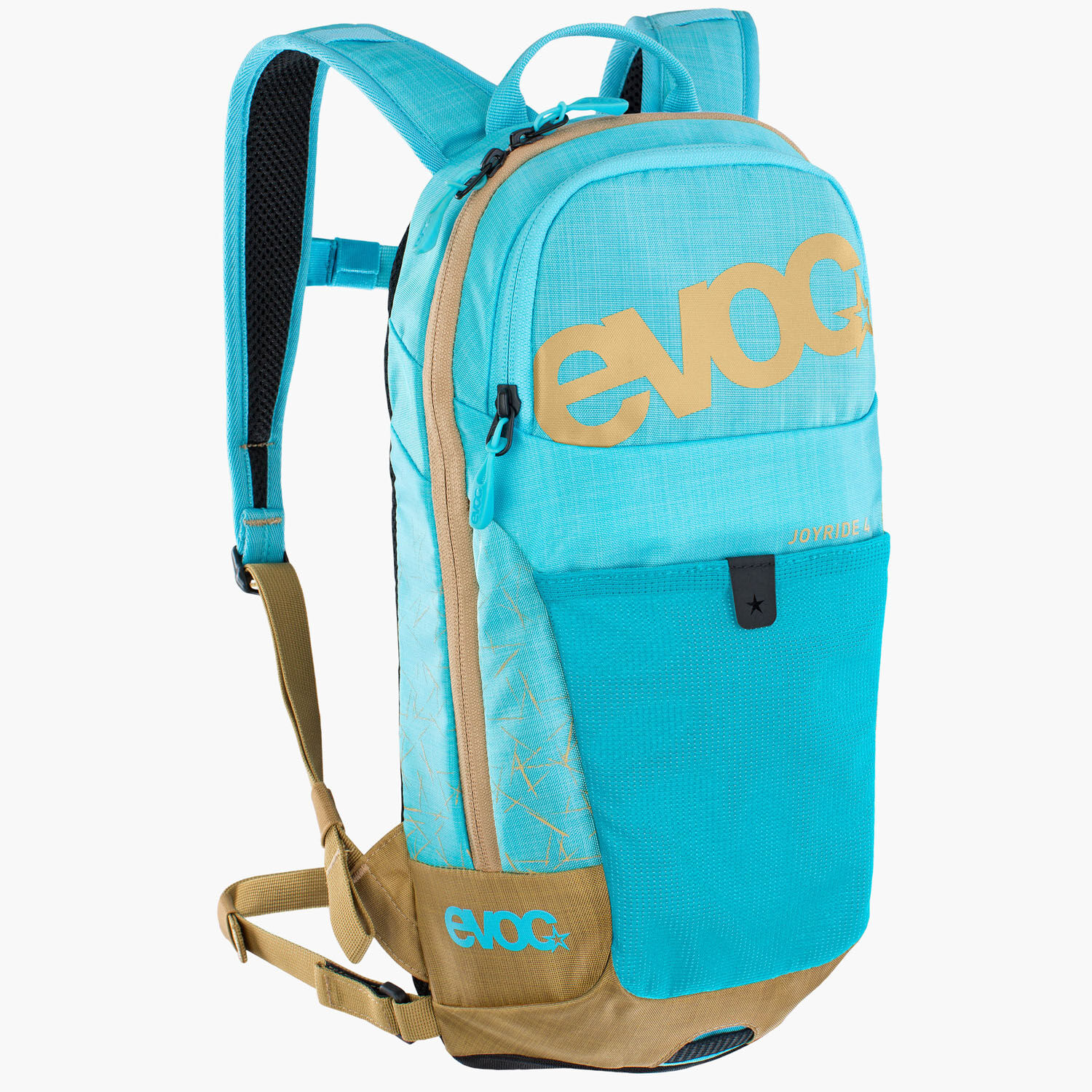 evoc JOYRIDE 4 Performance-Rucksack für Kids Neon Blue - Gold evoc JOYRIDE 4 Performance-Rucksack für Kids Neon Blue - Gold