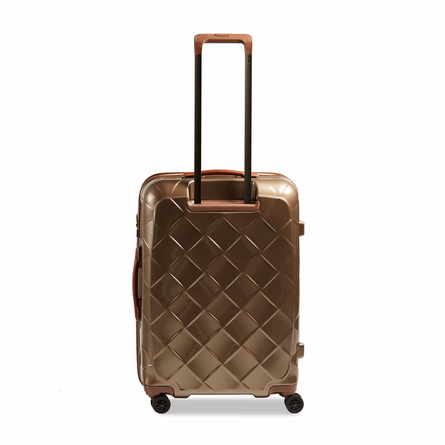 Stratic Leather & More Trolley M, 4 Rollen Champagne