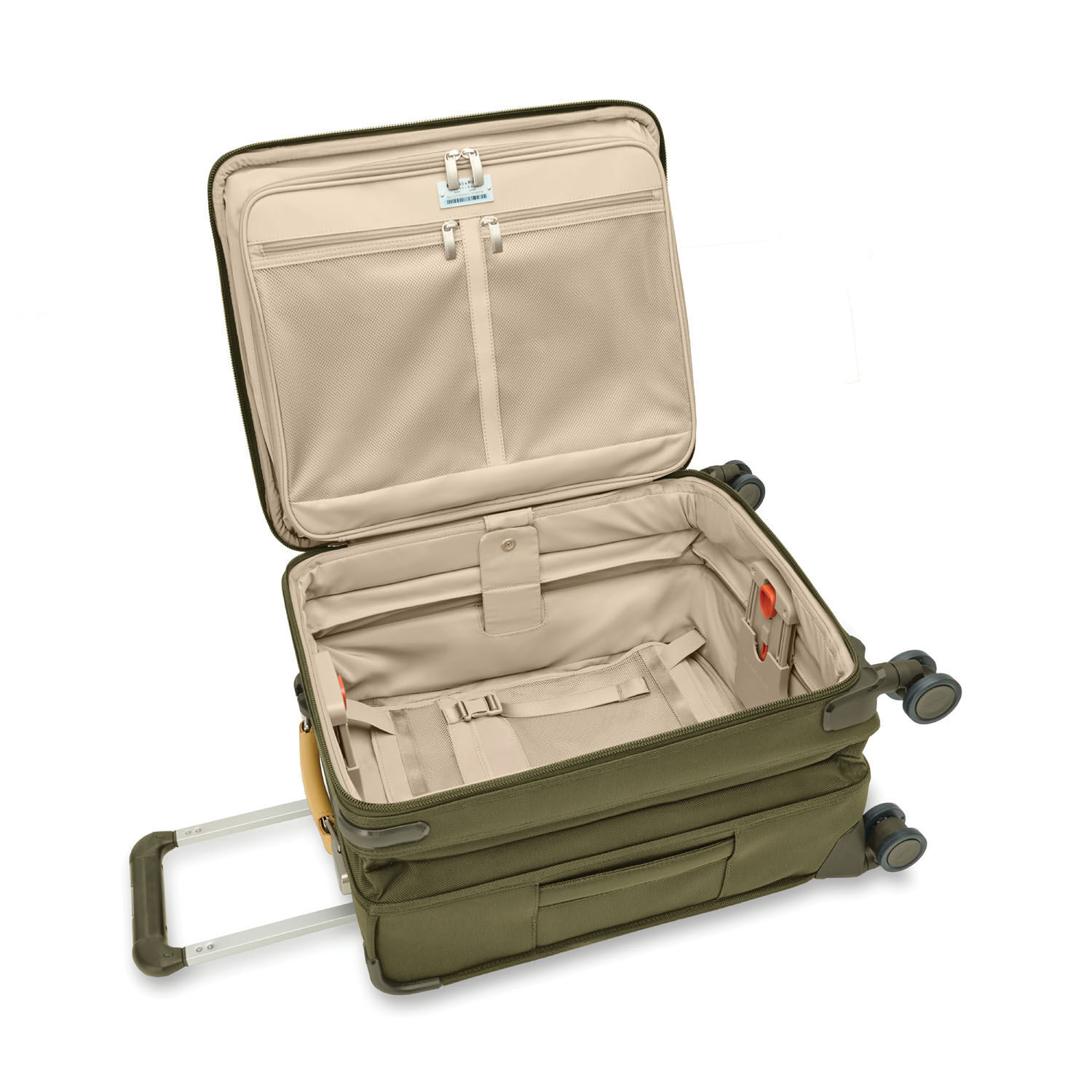 Briggs & Riley Baseline Global Carry-on Spinner 21" Exp Olive