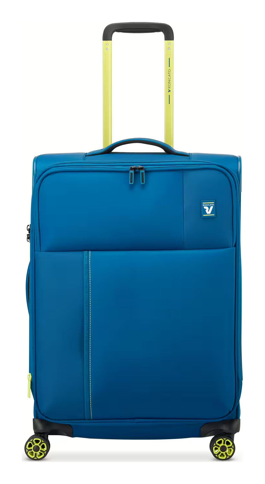Roncato Move Mittelgrosse Koffer 64cm erweiterbar Blauer See