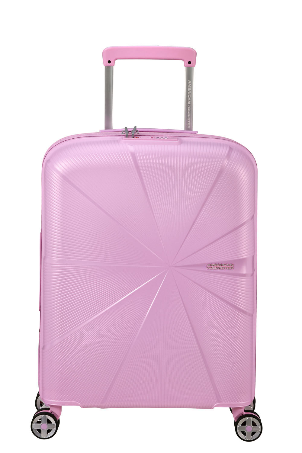 American Tourister StarVibe Handgepäck Trolley 55cm mit 4 Rollen, Erweiterbar Metallic Pastel Lavender