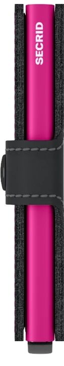 Secrid Miniwallet Matte MM-Black & Fuchsia