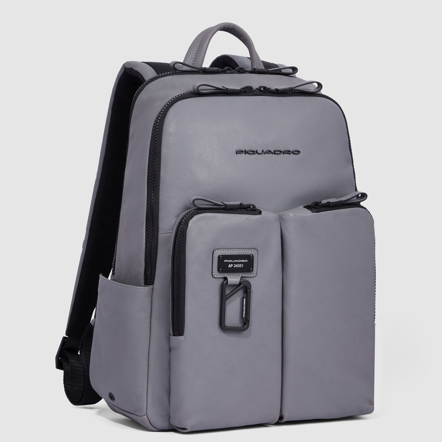 Piquadro Harper Laptop-Rucksack mit 14" Laptop-Fach Grau