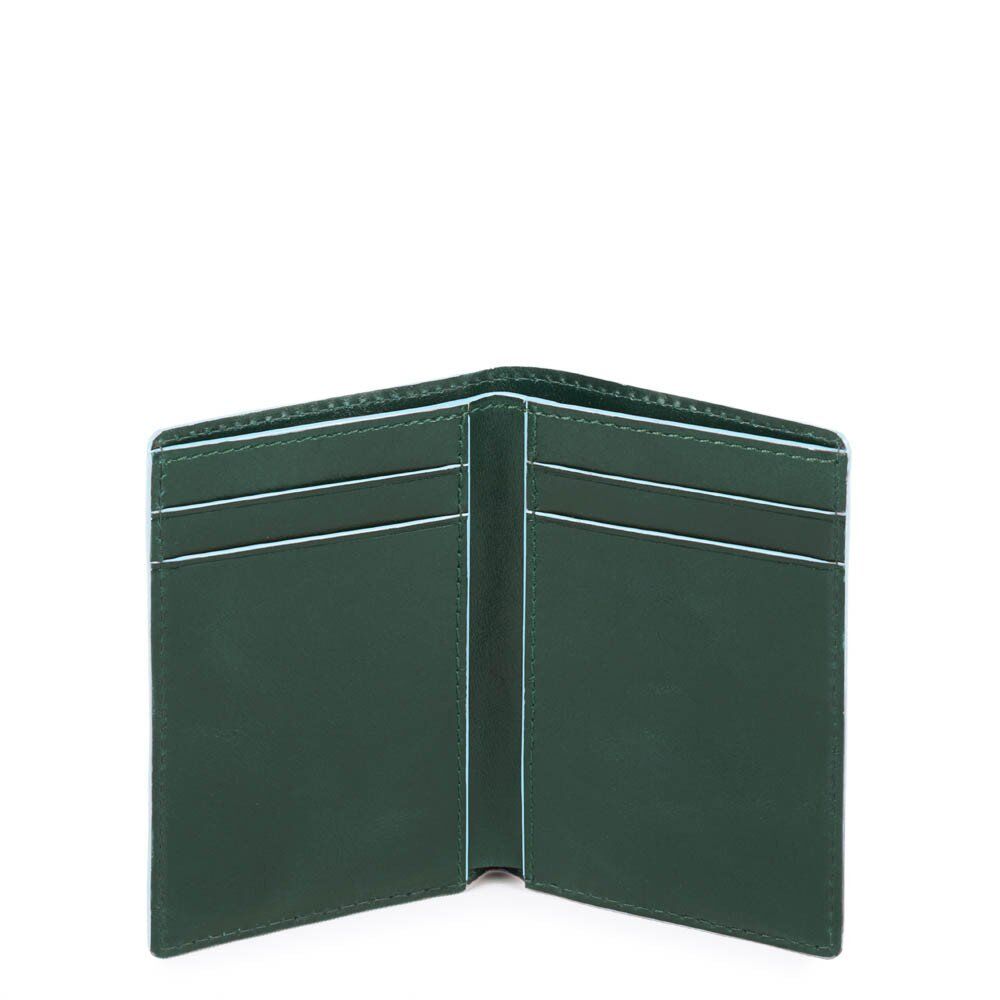 Piquadro Blue Square Kreditkartenhalter verde foresta Piquadro Blue Square Kreditkartenhalter verde foresta