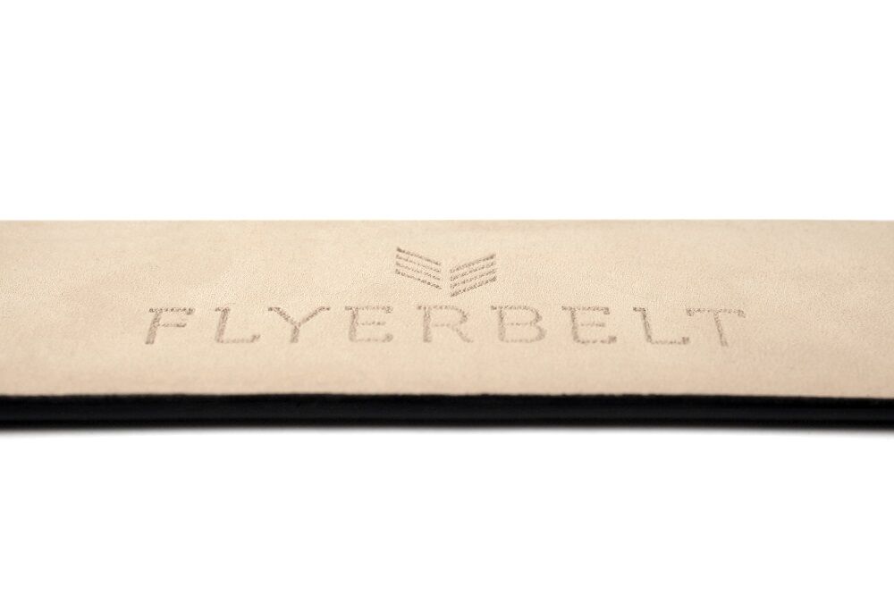 Flyerbelt Security Metallfreier Gürtel 115 cm -Mit dem roten Dorn Schwarz Flyerbelt Security Metallfreier Gürtel 115 cm -Mit dem roten Dorn Schwarz