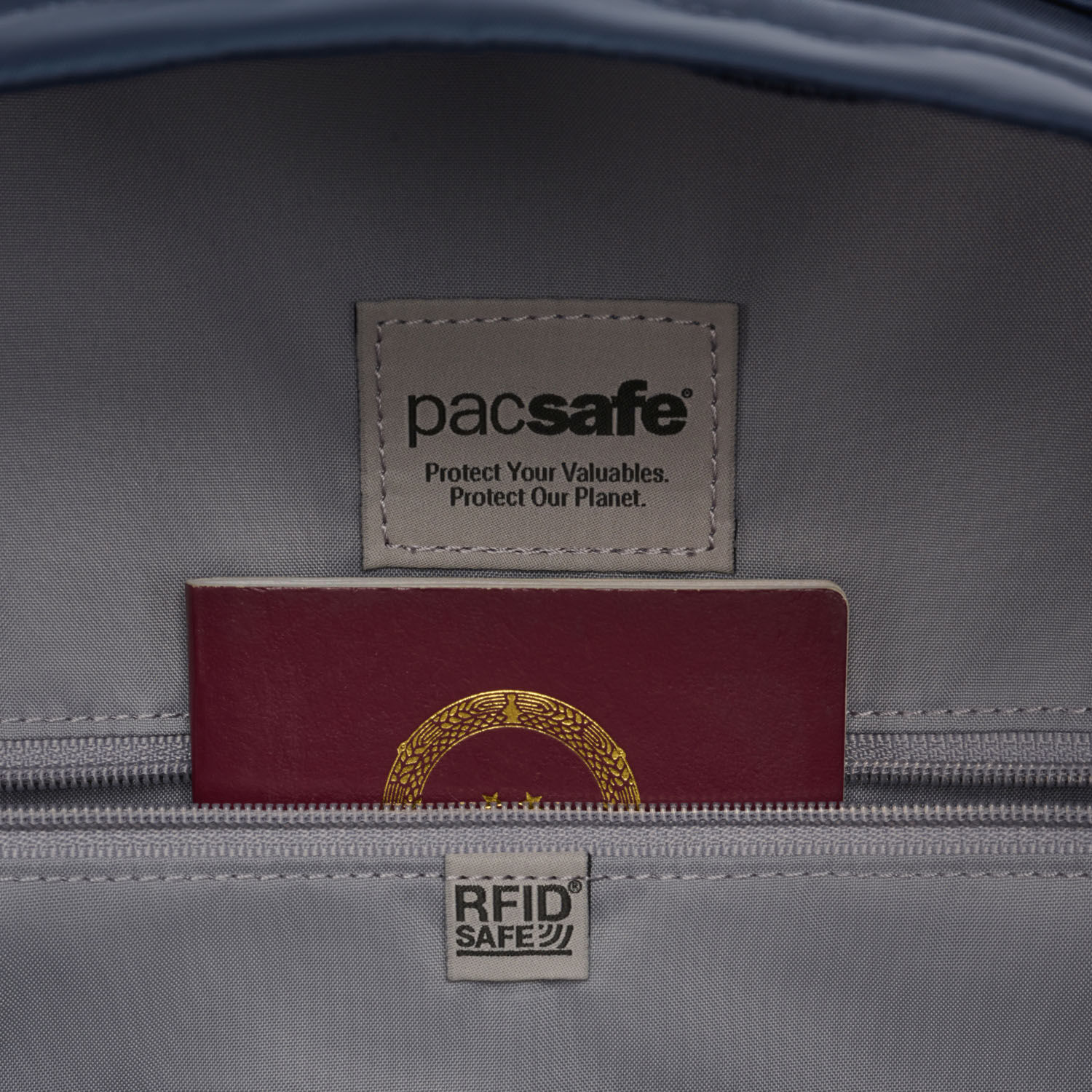 pacsafe W 10L Anti Theft Backpack Navy