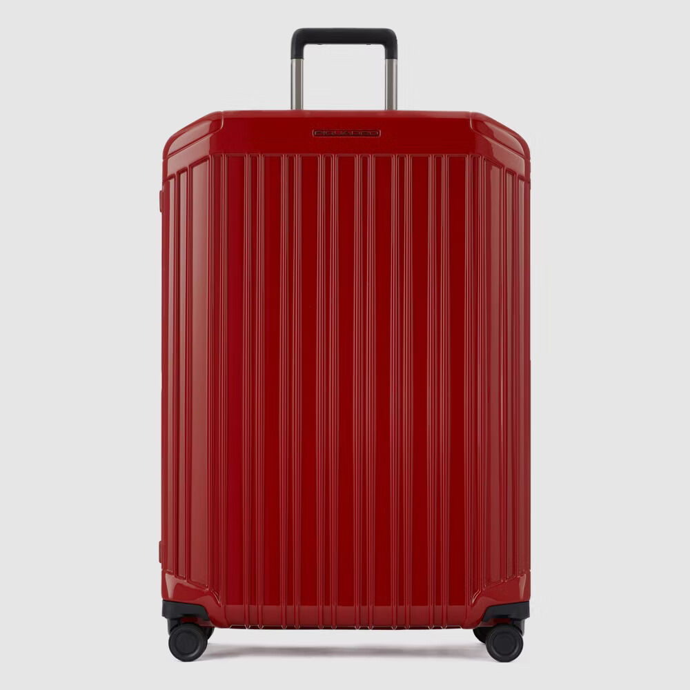 Piquadro PQ-Light Großer Trolley 4 Räder rot