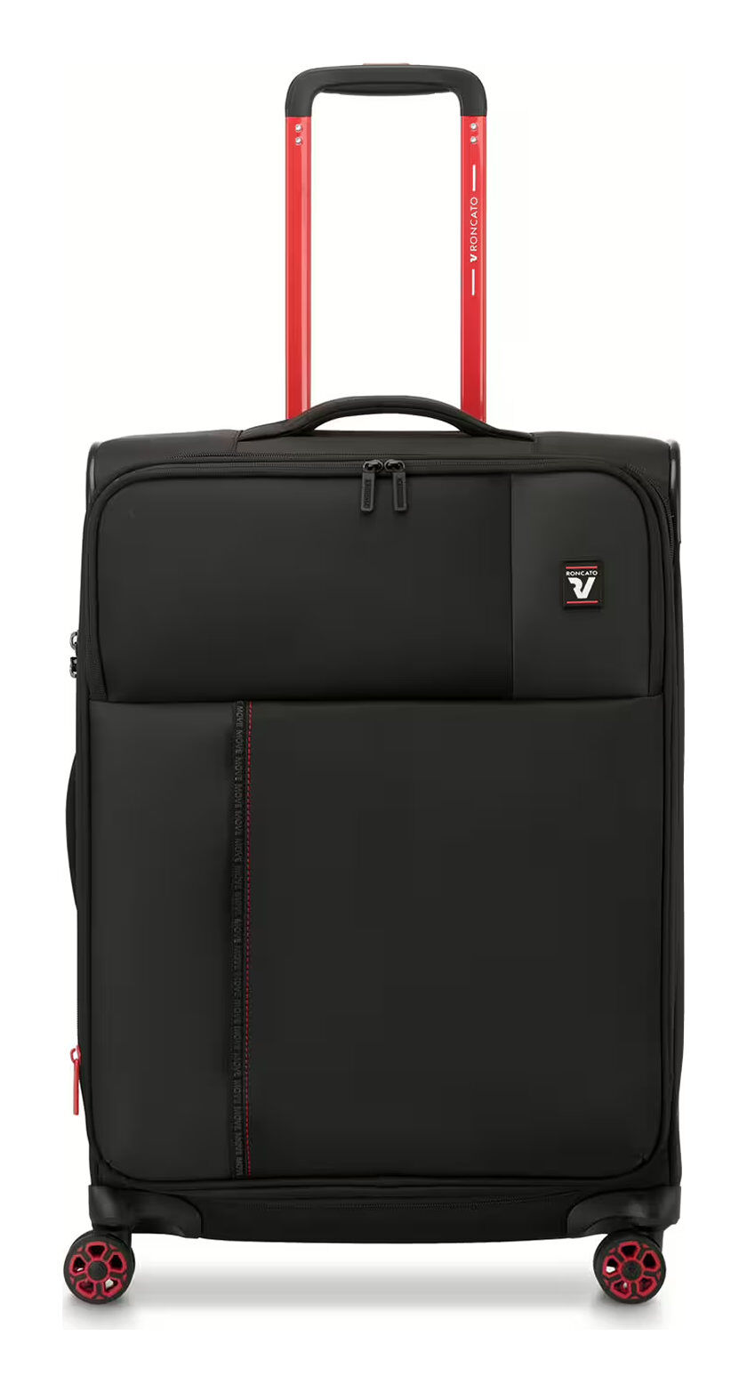 Roncato Move Mittelgrosse Koffer 64cm erweiterbar Smoke black