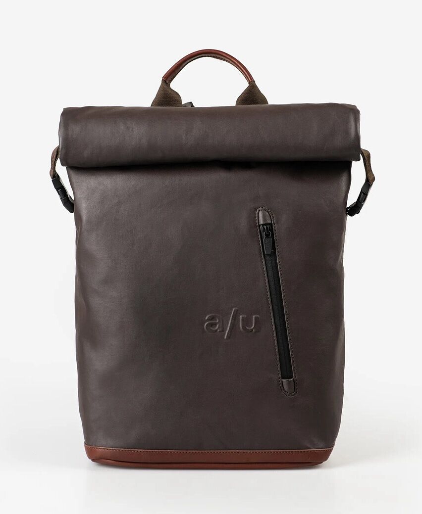 aunts & uncles Japan Tokio Rolltop Rucksack mit 13" Notebookfach Ground coffee