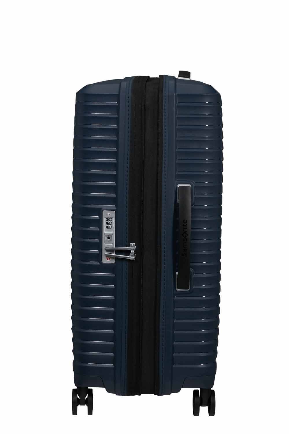 Samsonite Upscape Trolley mit 4 Rollen erweiterbar 68cm + GRATIS HOTELGUTSCHEIN Blue Nights