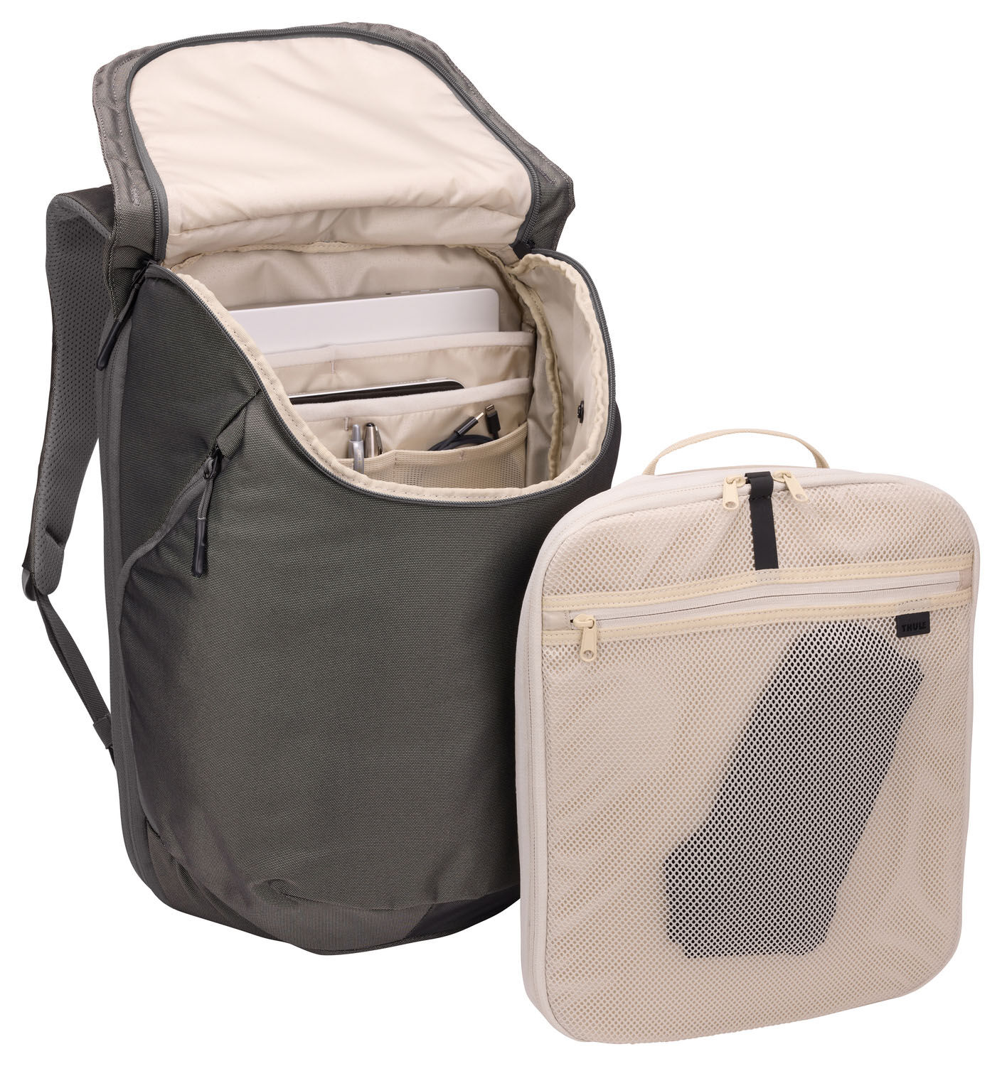 THULE Subterra 2 Erweiterbarer Reiserucksack 26 L Vetiver Gray THULE Subterra 2 Erweiterbarer Reiserucksack 26 L Vetiver Gray