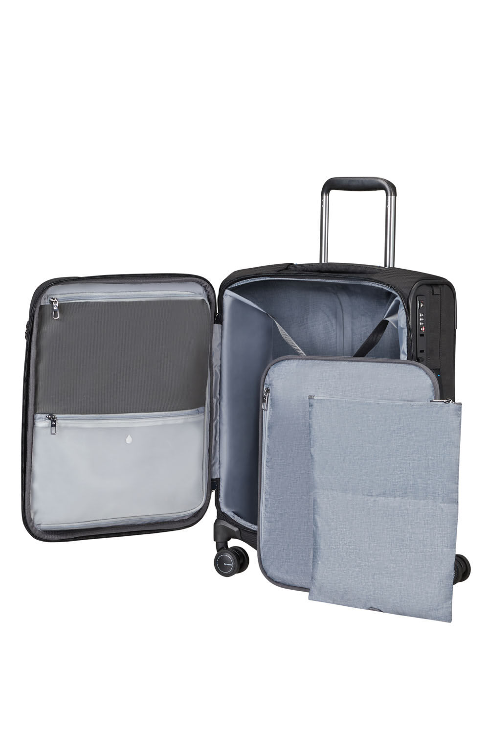 Samsonite Spectrolite 3.0 TRVL Trolley mit 4 Rollen 55cm + GRATIS HOTELGUTSCHEIN Black