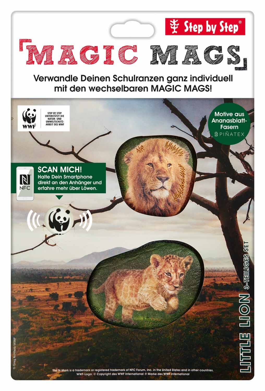 Step by Step MAGIC MAGS WWF, 3-teiliges Set Little Lion