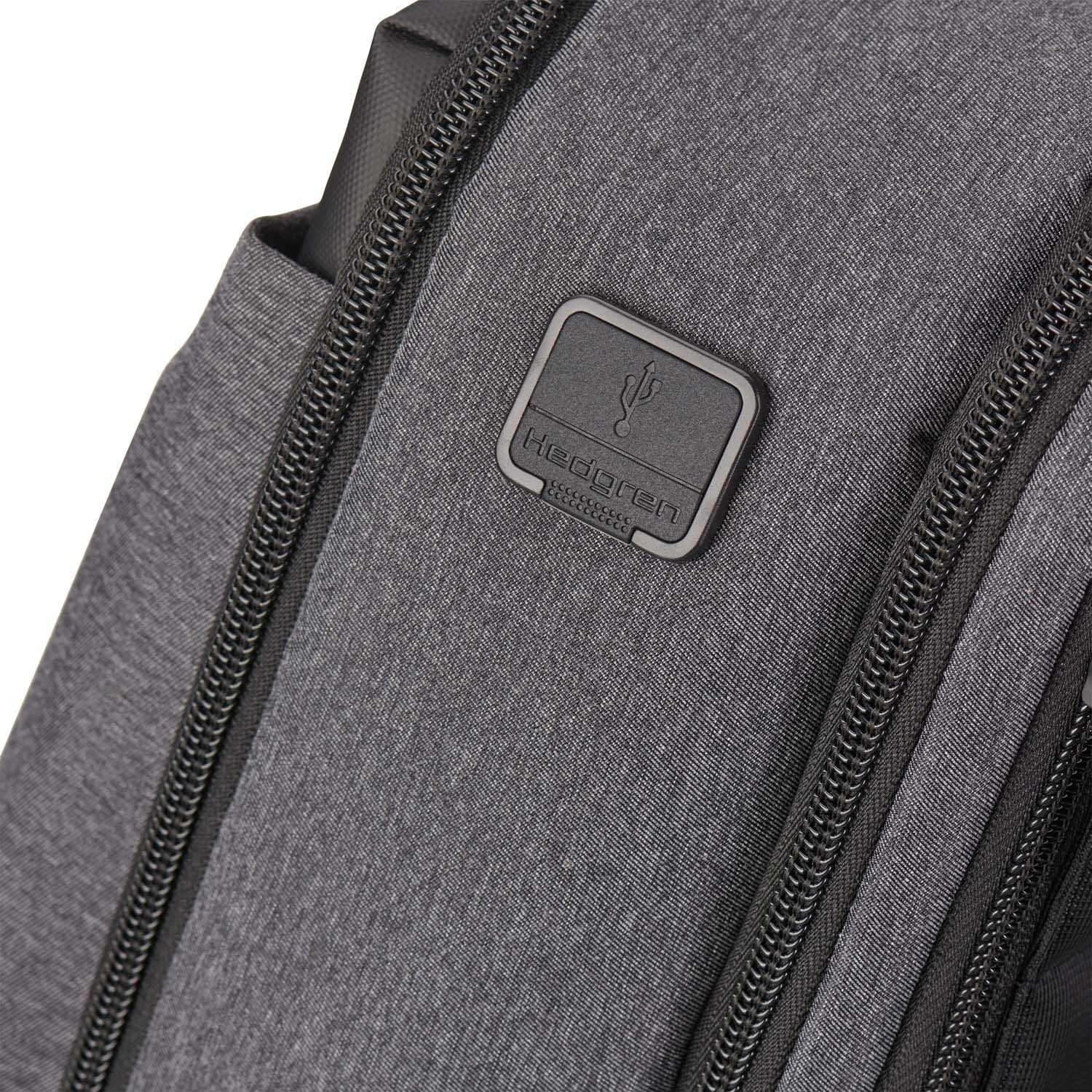 Hedgren Next SCRIPT Backpack 2-Fächer, 15,6" Stylisch Grey Hedgren Next SCRIPT Backpack 2-Fächer, 15,6" Stylisch Grey