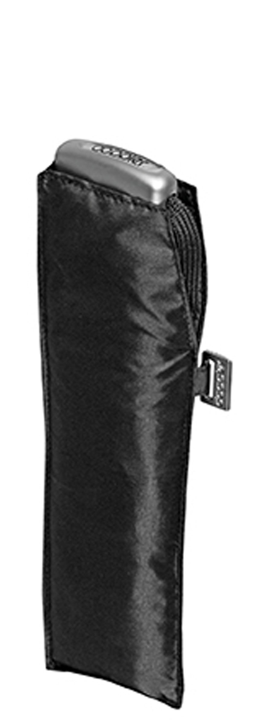 doppler Carbonsteel Slim Manual Taschenschirm Uni Schwarz