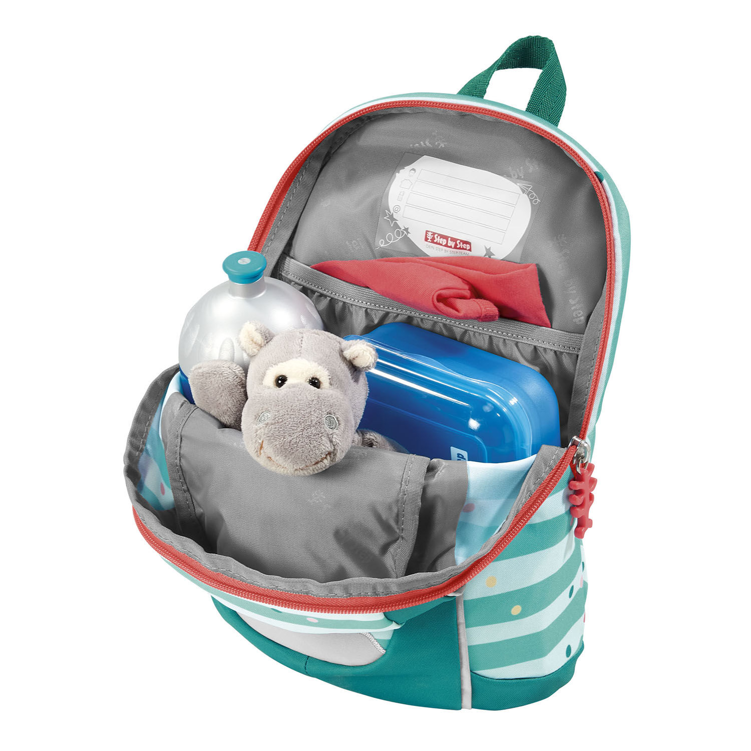 Step by Step Kinderrucksack KIGA MINI Kindergartenrucksack-Set Dog Lucky