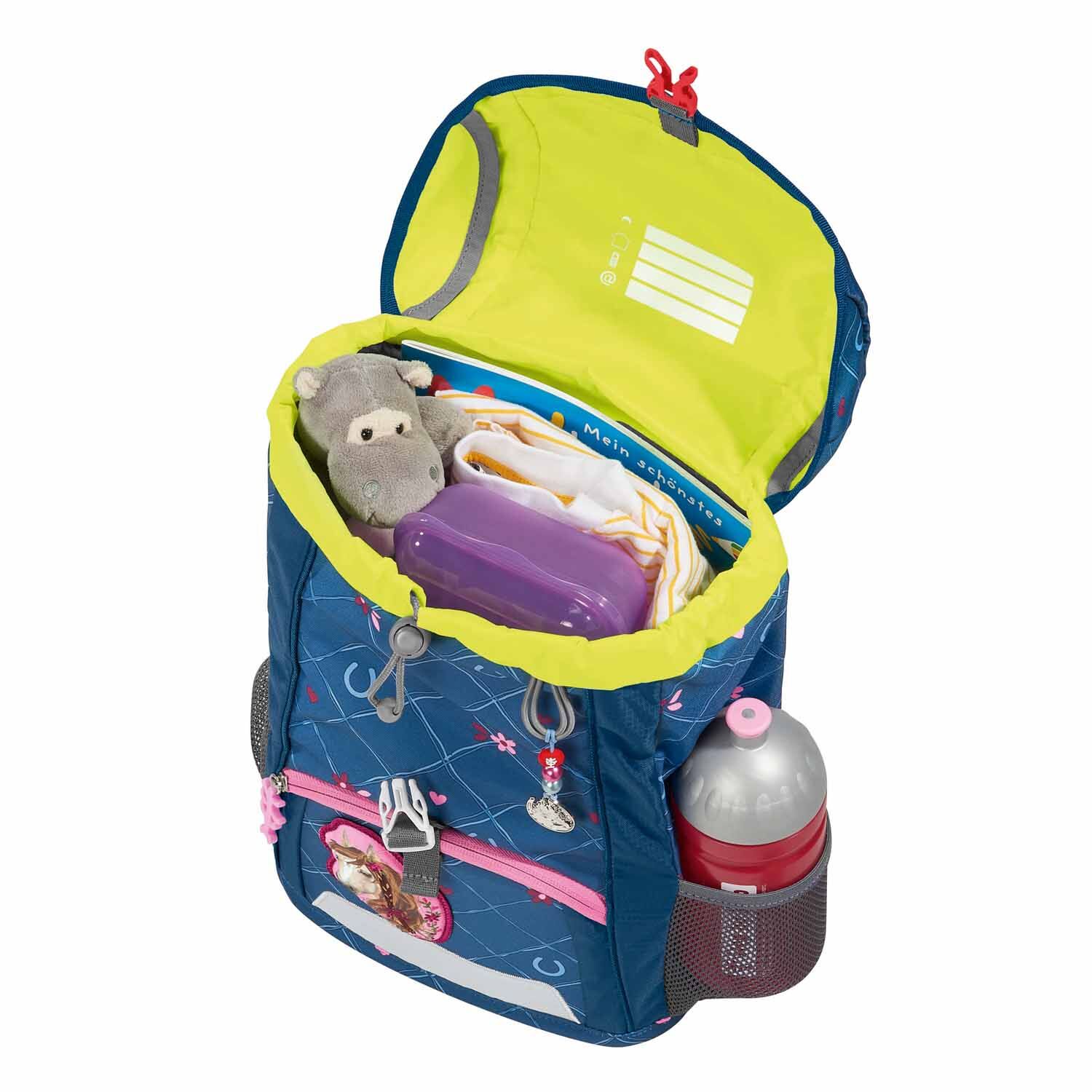 Step by Step Kinderrucksack KID Rucksack-Set, 3-teilig inkl. Sitzkissen Horse Lima