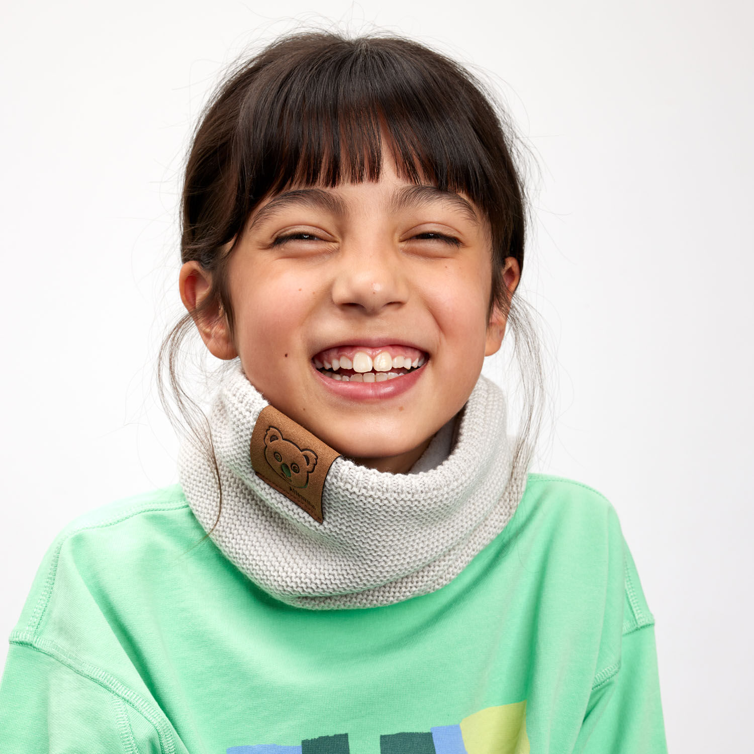 Affenzahn Winter Kinderschal "Koala" Grau Affenzahn Winter Kinderschal "Koala" Grau