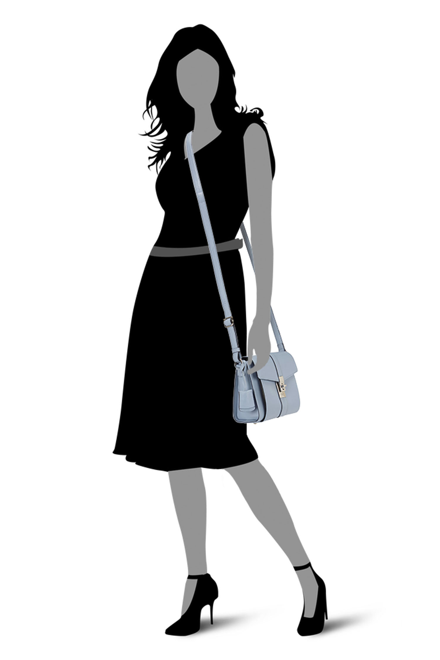 Picard Fan Damentasche aus Leder 9018 Schwarz