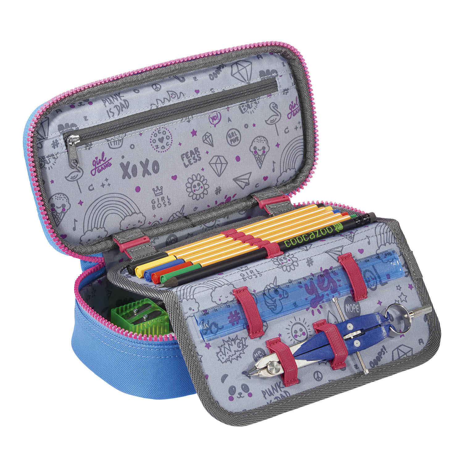 Coocazoo Zubehör PencilDenzel *MeshFlash* Limited Edition Schlamperetui Neon Pink Coocazoo Zubehör PencilDenzel *MeshFlash* Limited Edition Schlamperetui Neon Pink