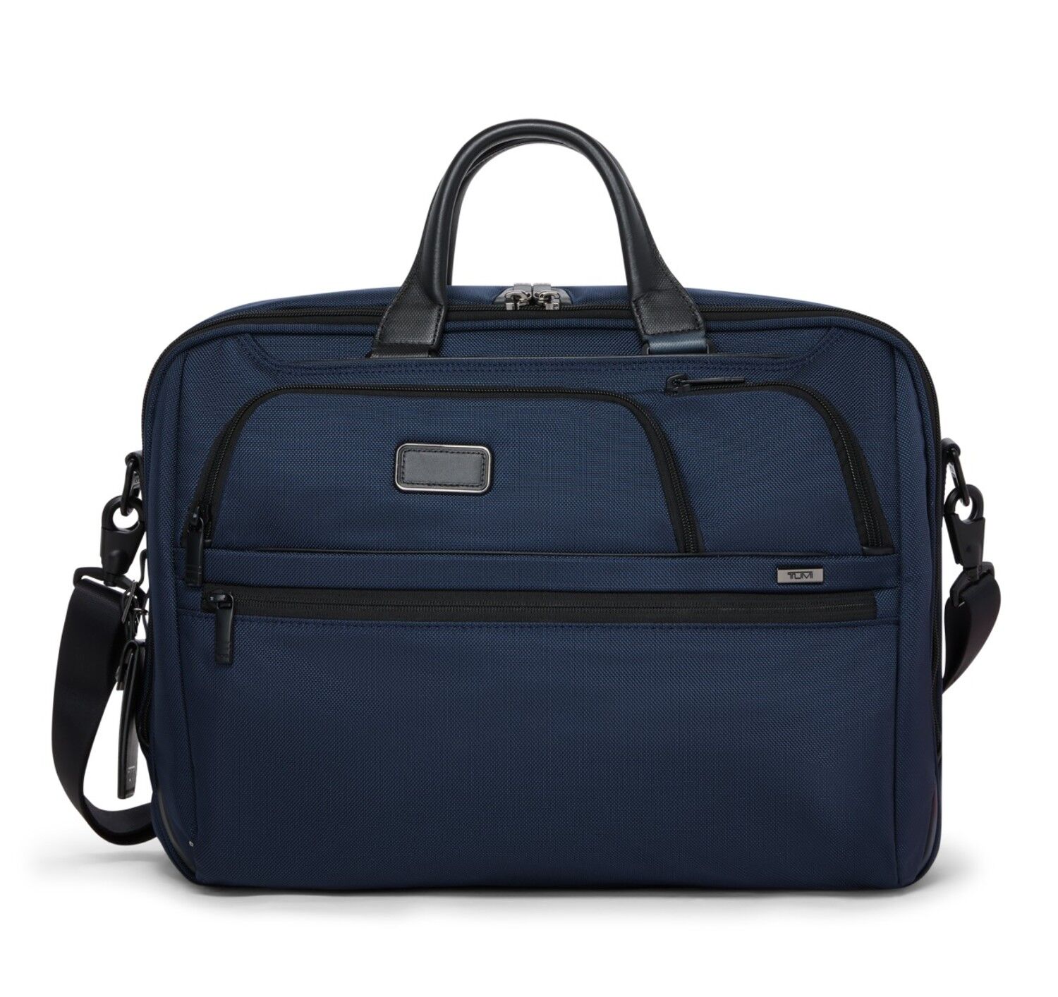 Tumi Alpha 4 Large 17" Birefcase, Navy