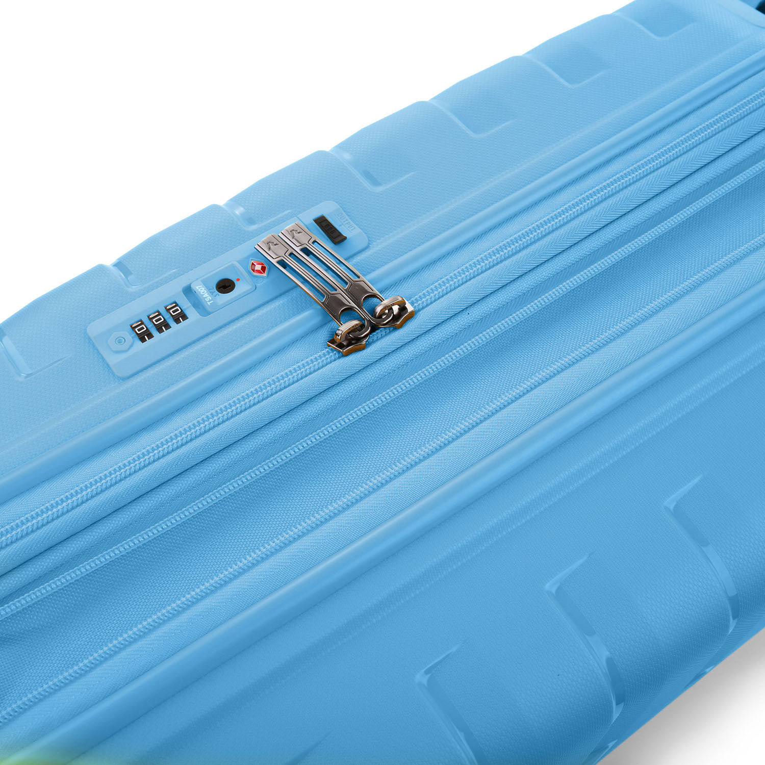 Roncato Skyline Cabin Spinner 55cm, erweiterbar mit USB Blue Java Roncato Skyline Cabin Spinner 55cm, erweiterbar mit USB Blue Java