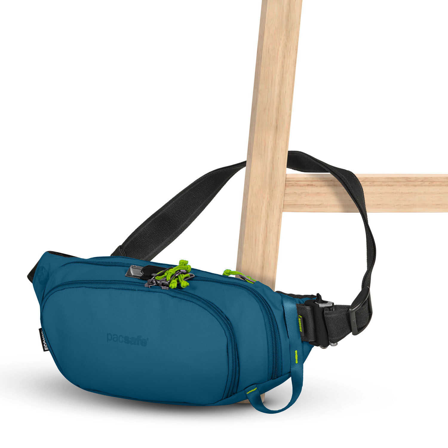 pacsafe ECO Anti-Theft Waist Pack Tidal Teal
